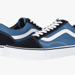 Vans Old Skool Black and Blue Sneakers